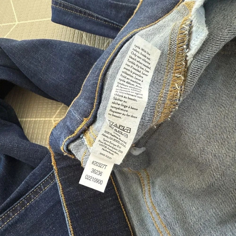 SPANX Dark Blue Boot Cut Jeans - Picture 7 of 10